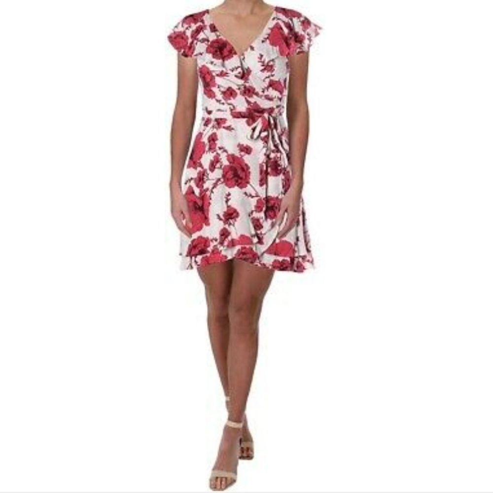 Free People French Quarter Mini Dress Sz Lg